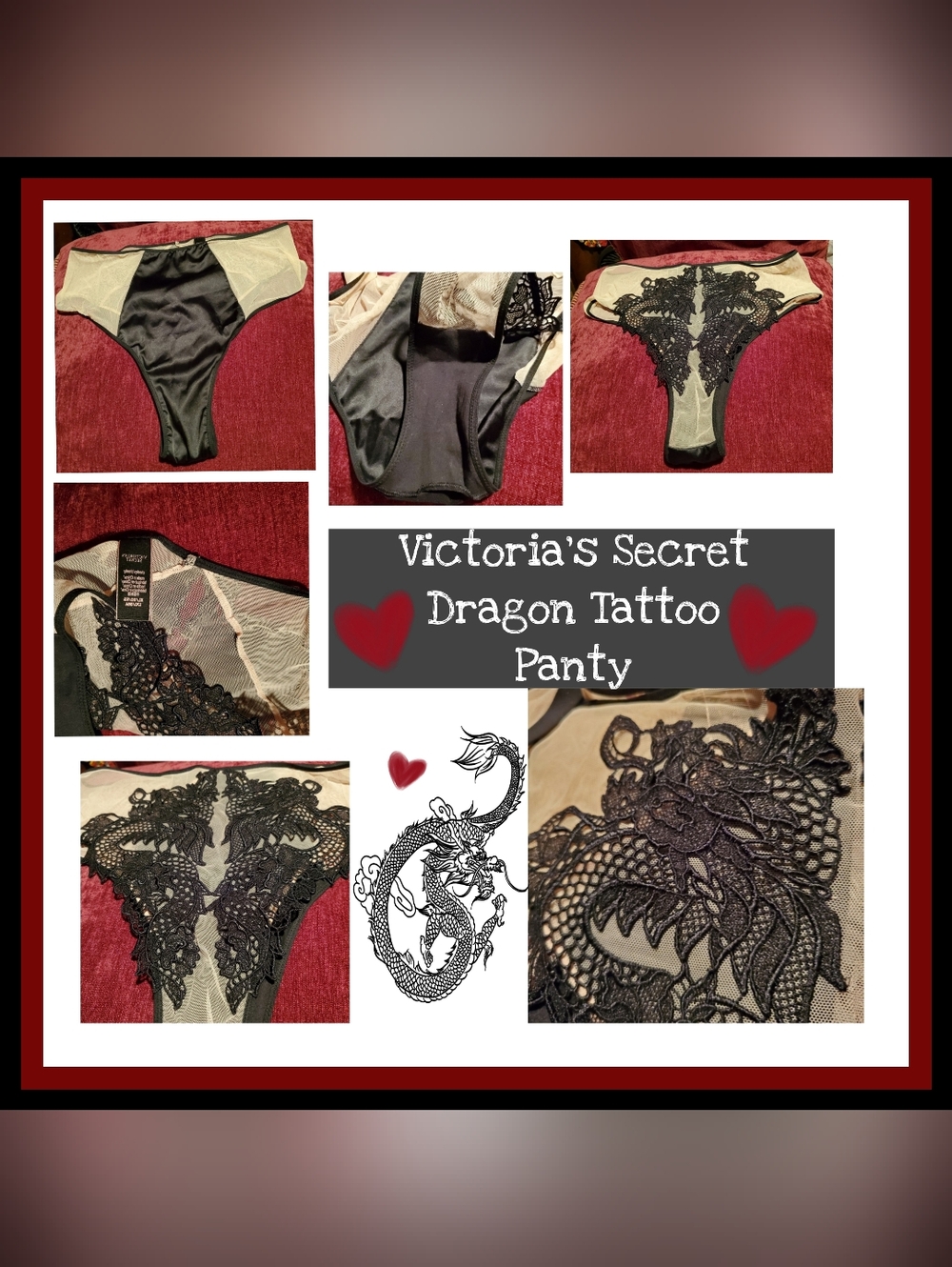 Victoria's Secret Black & Nude Bra, Panty & Thong Three Piece Set - Picture 2 of 15